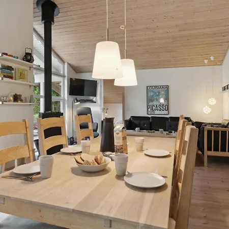 Feriehus Three-bedroom With A Fireplace 08 Hadsund